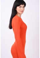 Dress Vero Moda Vmgold Rib Long O-Neck Poiciana